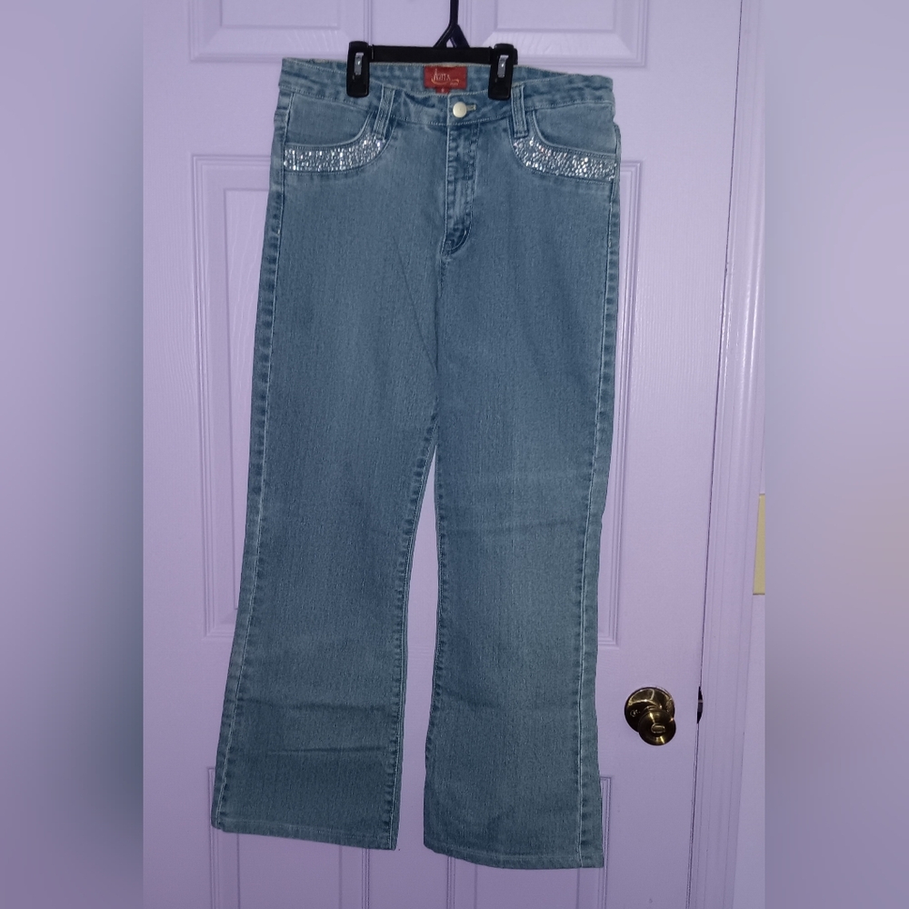 👖HP! Vintage Bedazzeled Bootcut Jeans Size 8